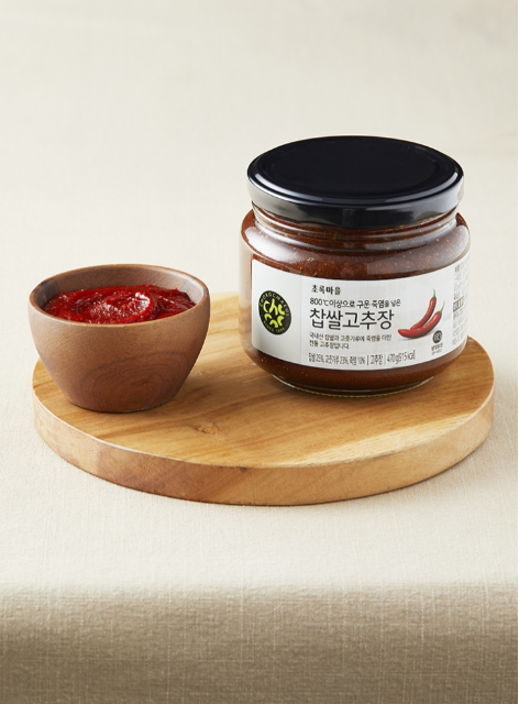 800℃이상으로 구운 죽염을 넣은 찹쌀고추장 (470g)