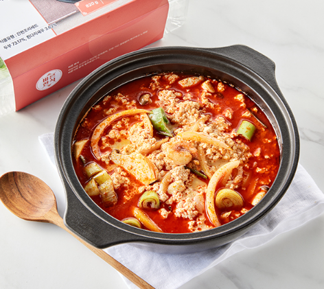 몽글몽글 짬뽕 순두부 찌개 (2~3인분/밀키트)