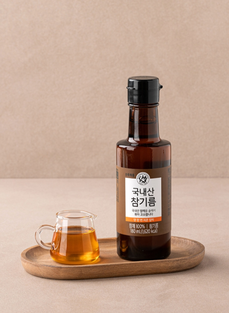 국내산 참기름(180mL)